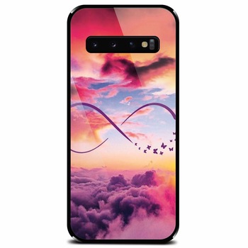 Husa din sticla securizata pentru Samsung Galaxy S10, Infinit Love 101 Husa din sticla securizata pentru Samsung Galaxy S10, Infinit Love 101