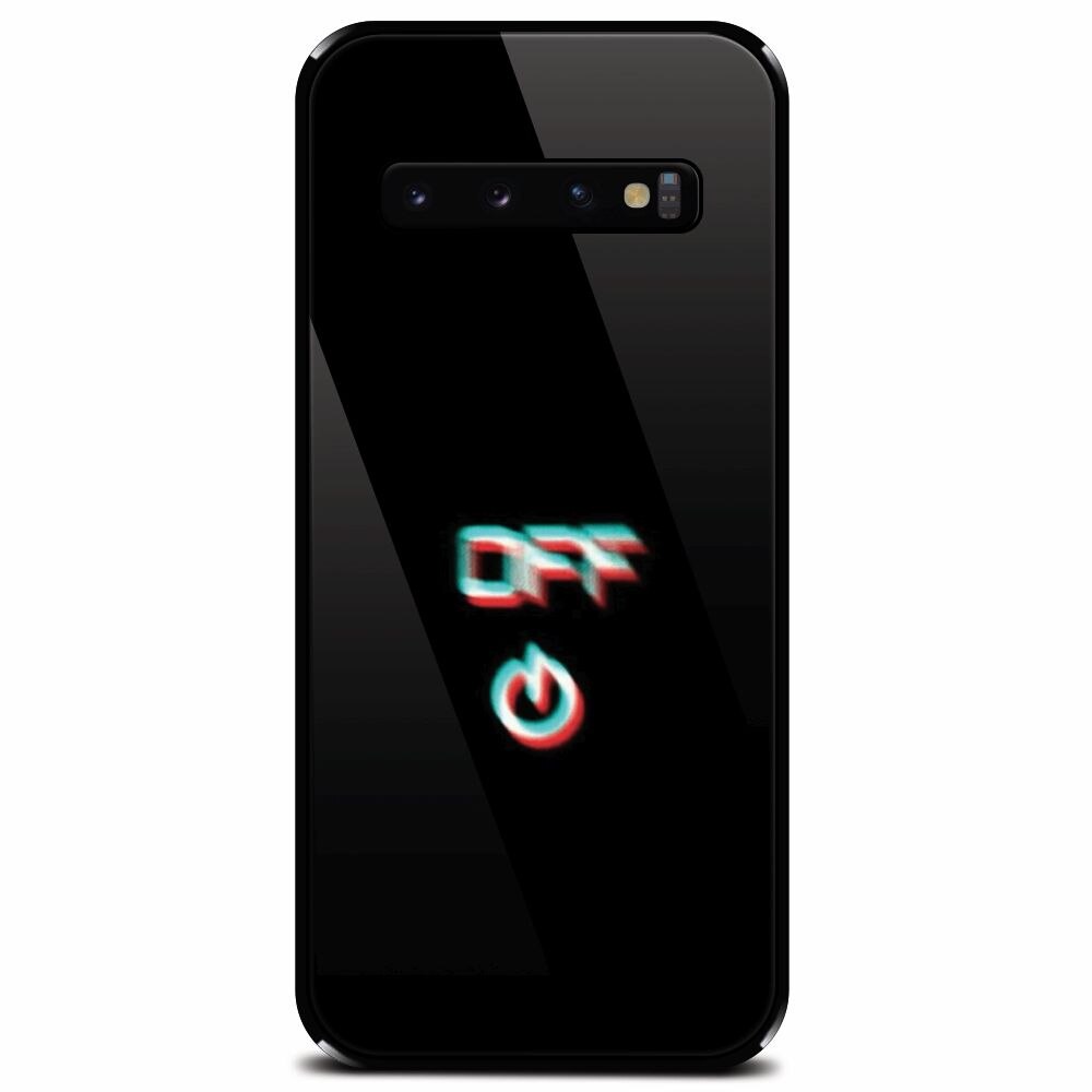 Husa din sticla securizata pentru Samsung Galaxy S10, Off