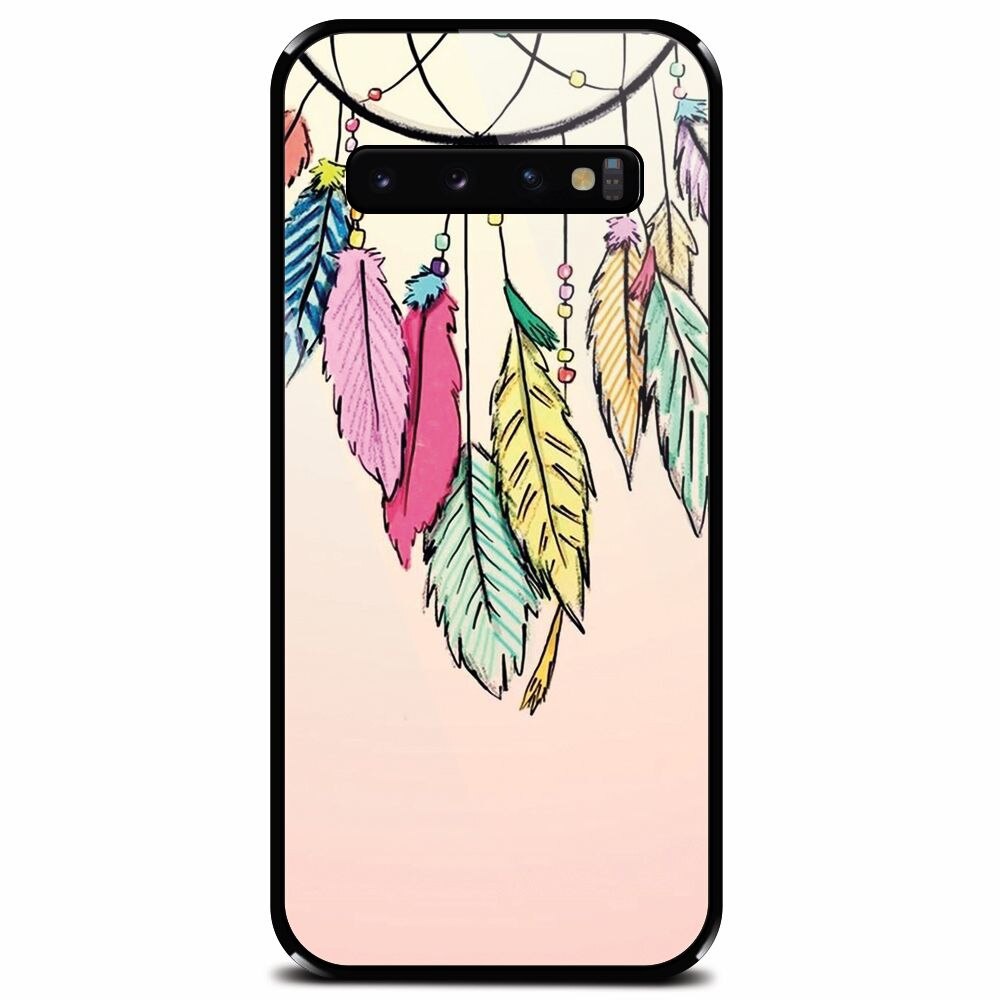 Husa din sticla securizata pentru Samsung Galaxy S10 Plus, Dreamcatcher 101