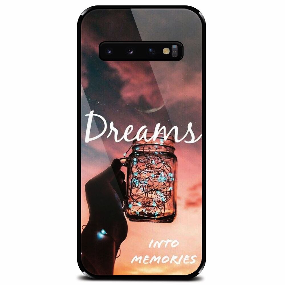 Husa din sticla securizata pentru Samsung Galaxy S10 Plus, Dreams