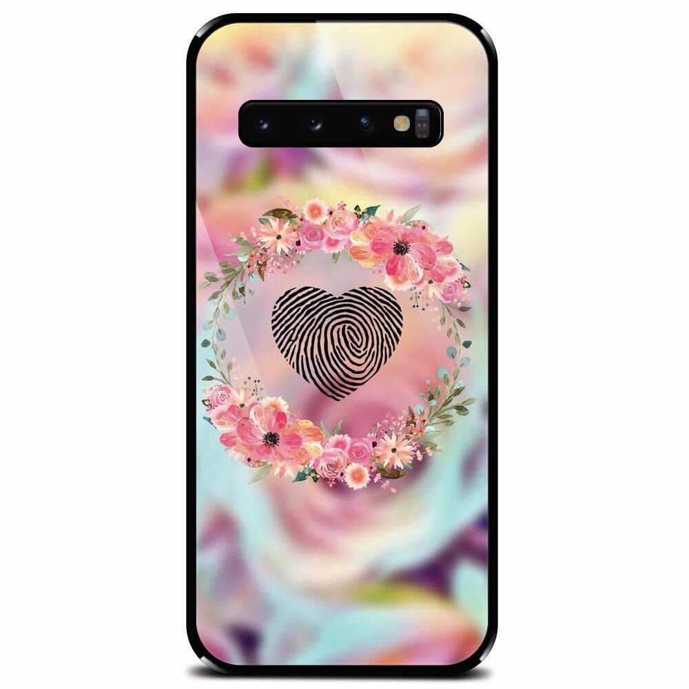 Husa din sticla securizata pentru Samsung Galaxy S10, Fingerprint