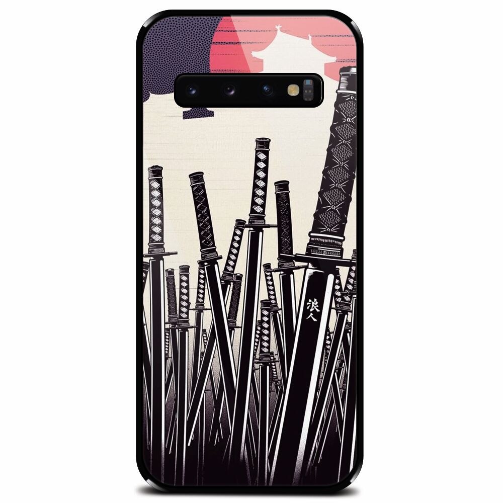 Husa din sticla securizata pentru Samsung Galaxy S10, Ronin
