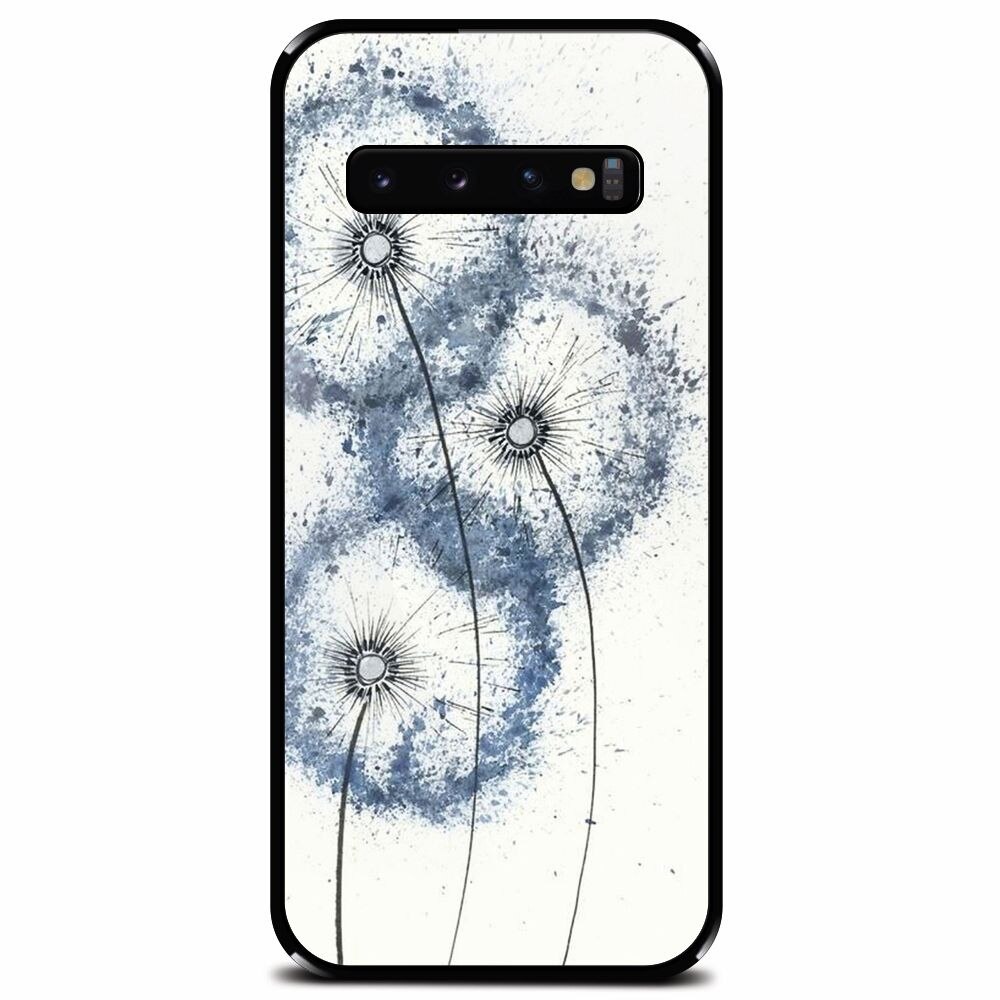 Husa din sticla securizata pentru Samsung Galaxy S10 Plus, Dandelion