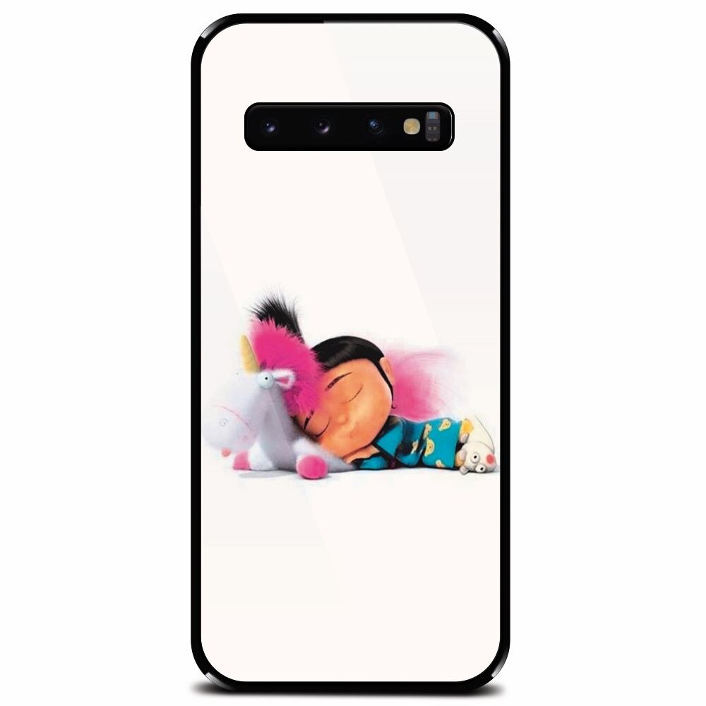 Husa din sticla securizata pentru Samsung Galaxy S10 Plus, Cute Pony Love