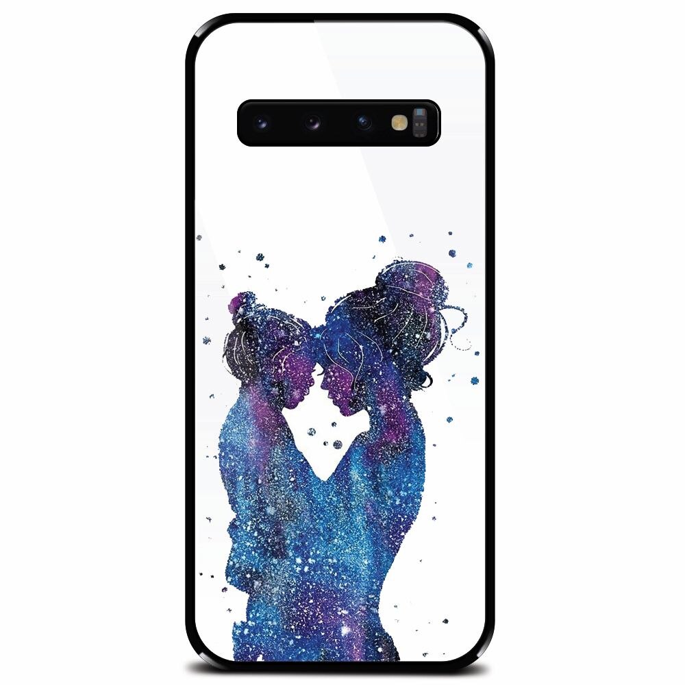Husa din sticla securizata pentru Samsung Galaxy S10 Plus, Universe Bond