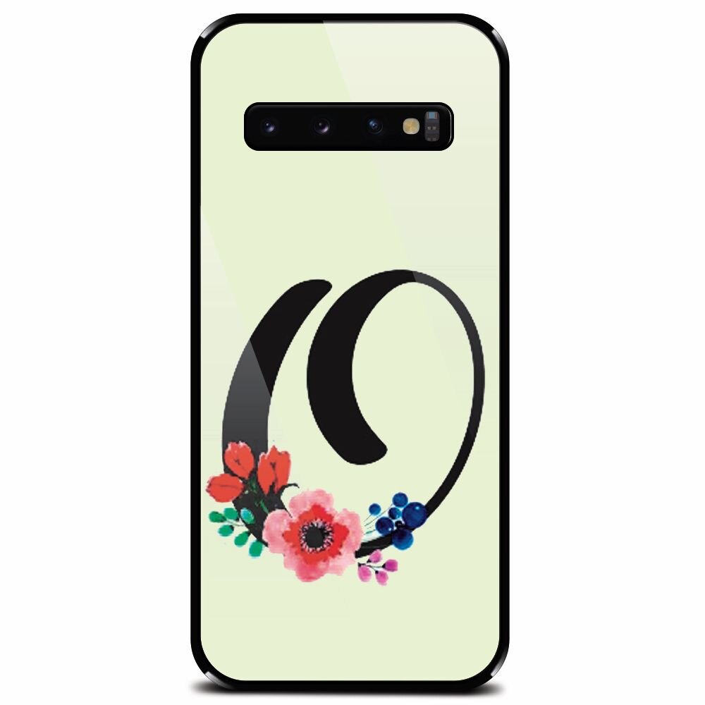 Husa din sticla securizata pentru Samsung Galaxy S10 Plus, Litera O