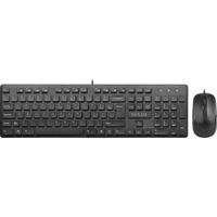 Kit tastatura + mouse Delux, USB, Negru