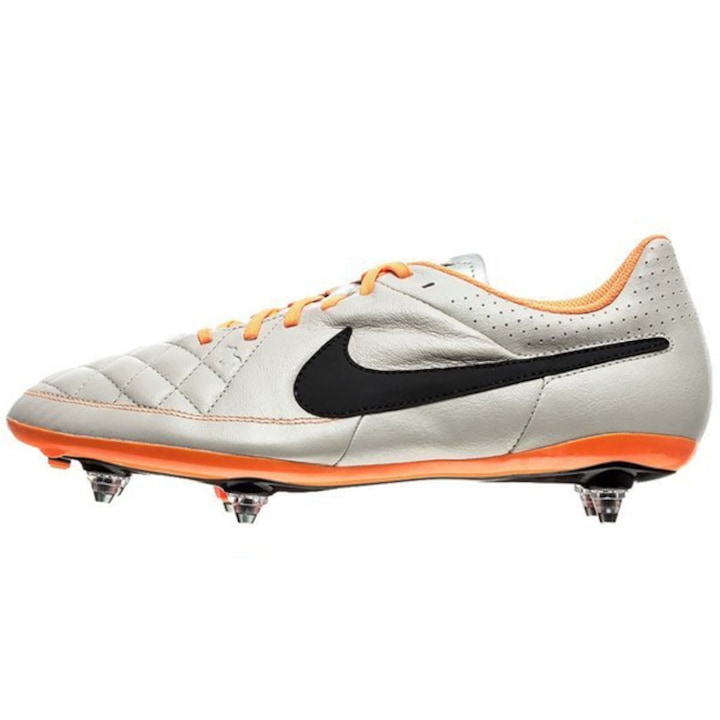 Adidasi de fotbal cu crampoane metalice Nike Tiempo Genio II Piele