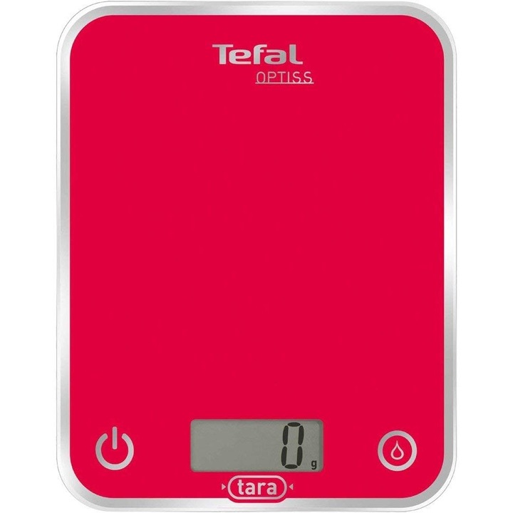 Tefal Optiss 5kg piros digitális konyhai mérleg
