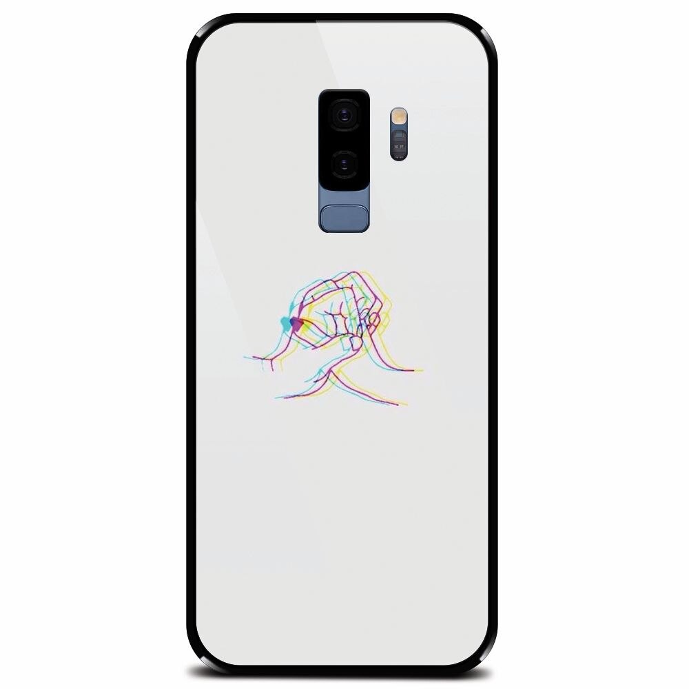Husa din sticla securizata pentru Samsung Galaxy S9 Plus, With Love