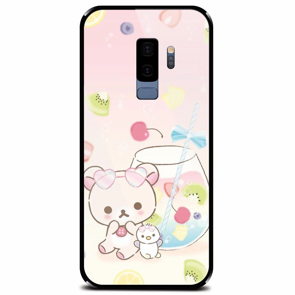 Husa din sticla securizata pentru Samsung Galaxy S9 Plus, Tiny And Cute