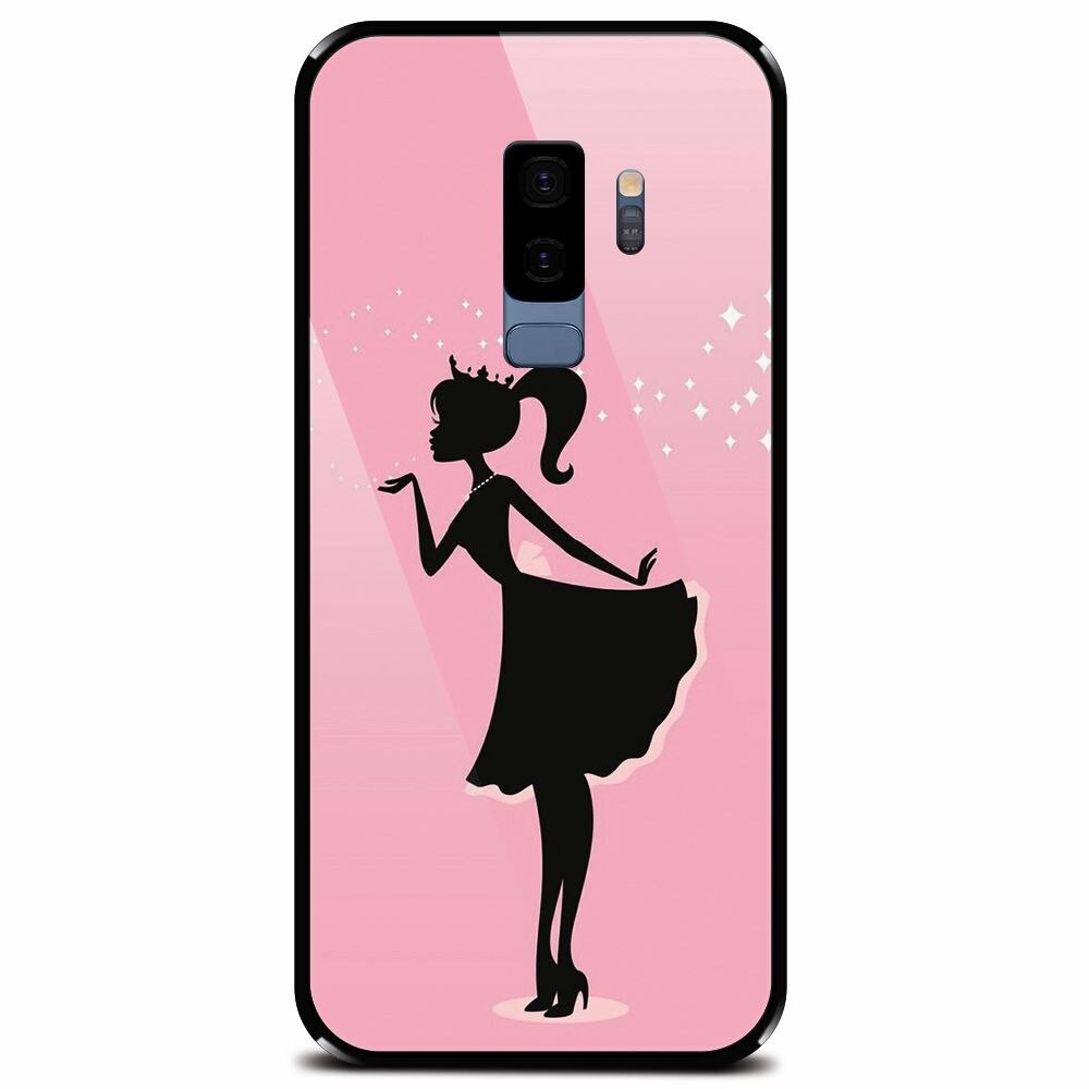 Husa din sticla securizata pentru Samsung Galaxy S9 Plus, Princess 2