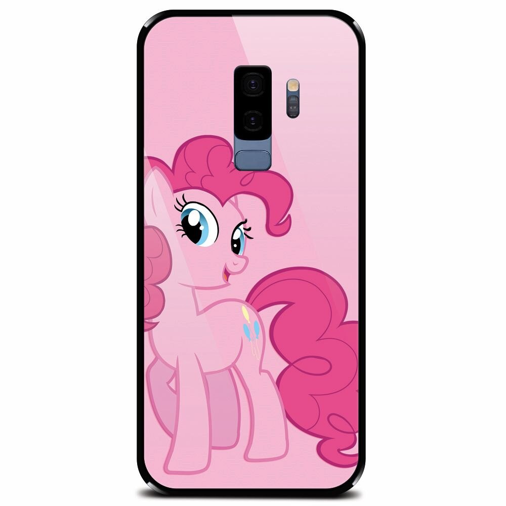 Husa din sticla securizata pentru Samsung Galaxy S9 Plus, Pinkie Pie
