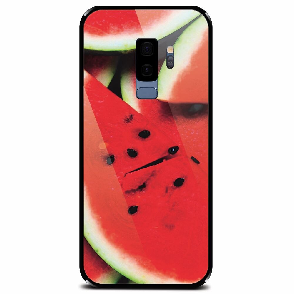Husa din sticla securizata pentru Samsung Galaxy S9 Plus, S Of Watermelon Slice