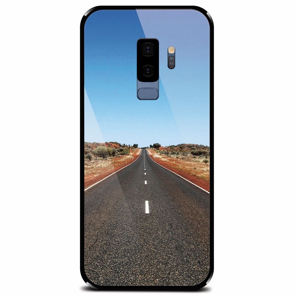 Husa din sticla securizata pentru Samsung Galaxy S9 Plus, Road To Future