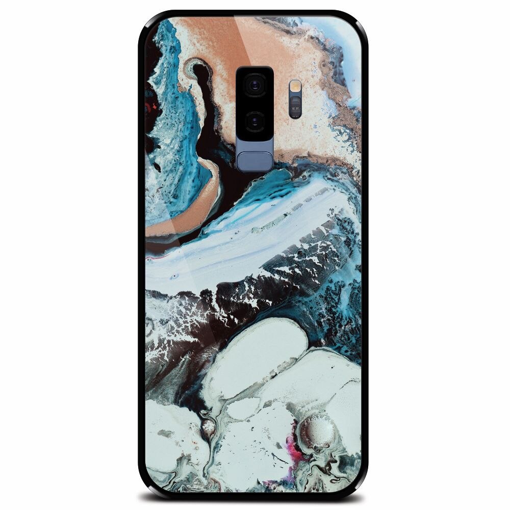 Husa din sticla securizata pentru Samsung Galaxy S9 Plus, Abstract 103