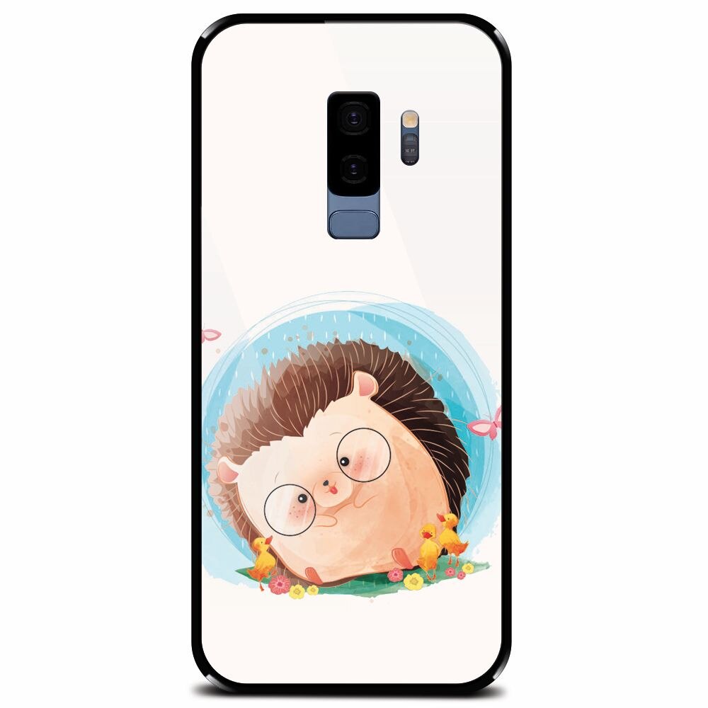 Husa din sticla securizata pentru Samsung Galaxy S9 Plus, Arici