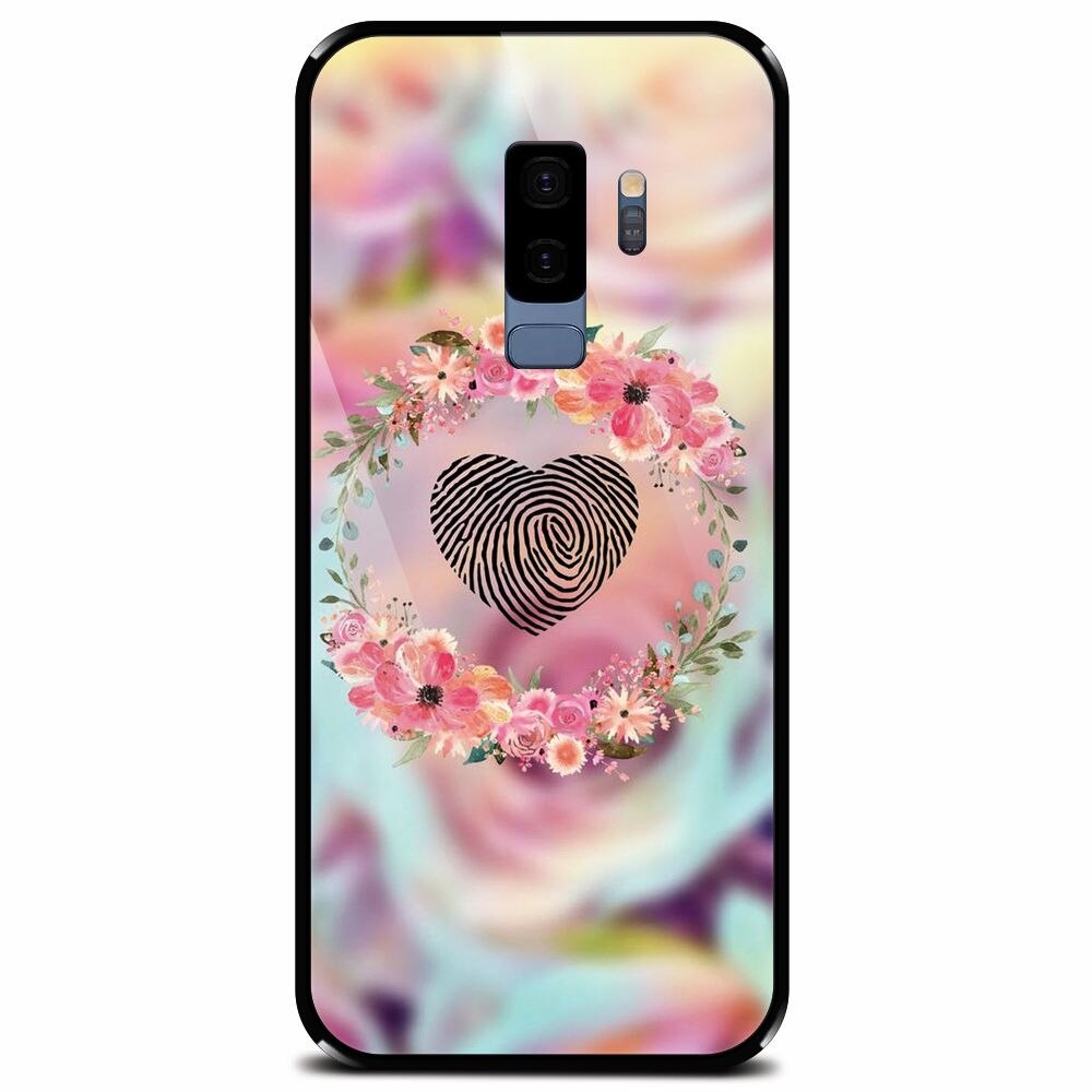Husa din sticla securizata pentru Samsung Galaxy S9 Plus, Fingerprint