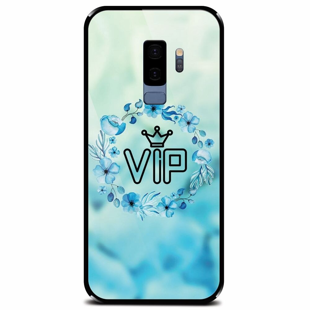 Husa din sticla securizata pentru Samsung Galaxy S9 Plus, VIP Qeen