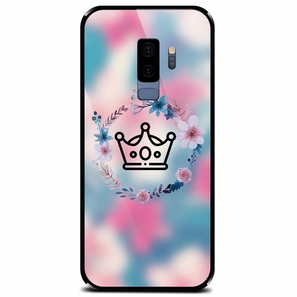 Husa din sticla securizata pentru Samsung Galaxy S9 Plus, Qeen