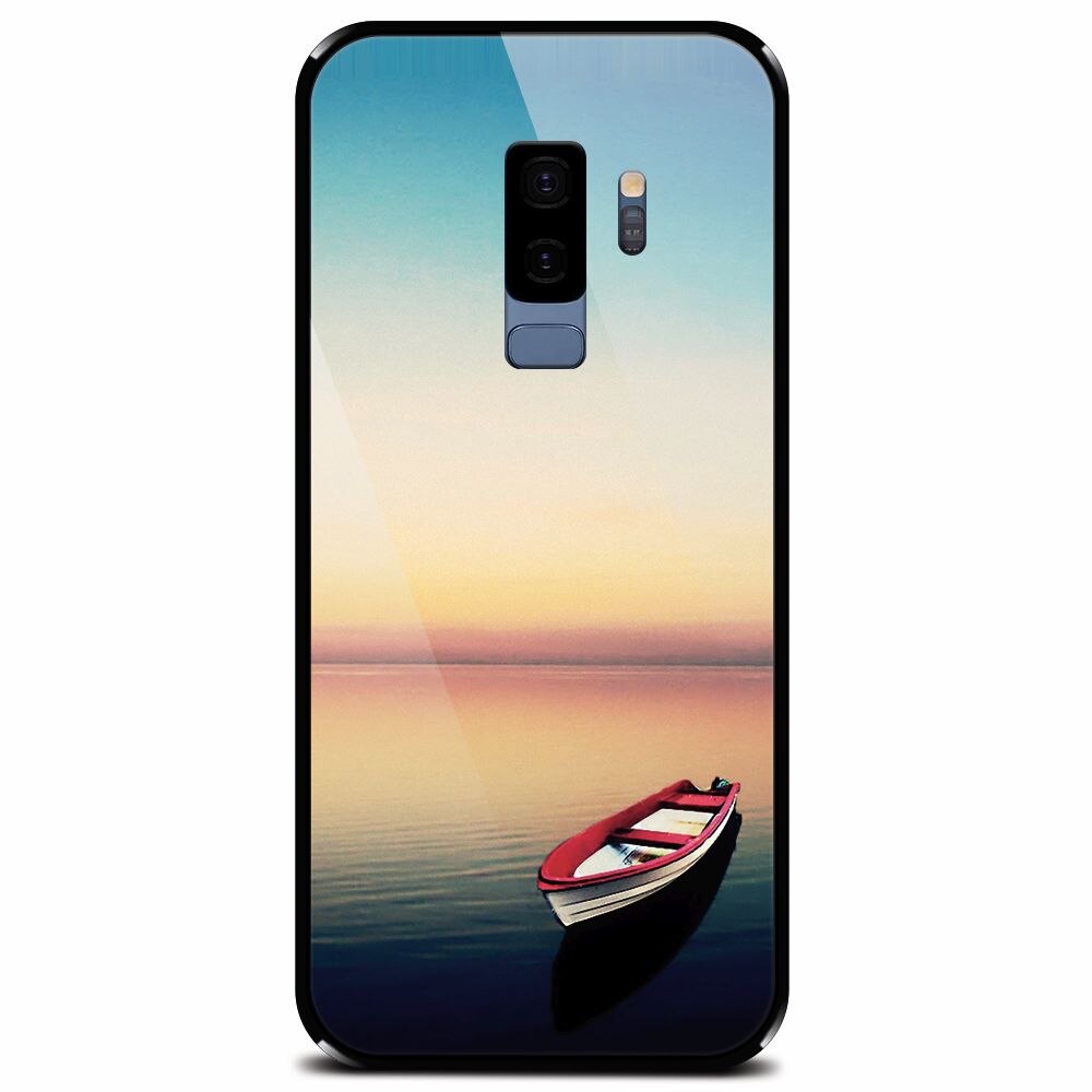 Husa din sticla securizata pentru Samsung Galaxy S9 Plus, Abstract 105