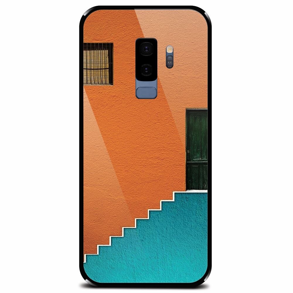Husa din sticla securizata pentru Samsung Galaxy S9 Plus, Stairs