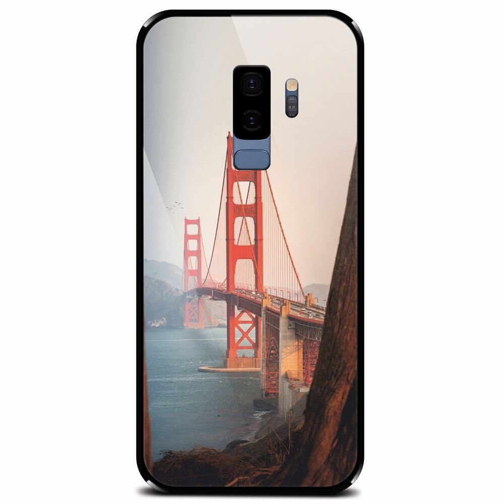 Husa din sticla securizata pentru Samsung Galaxy S9 Plus, Bridge