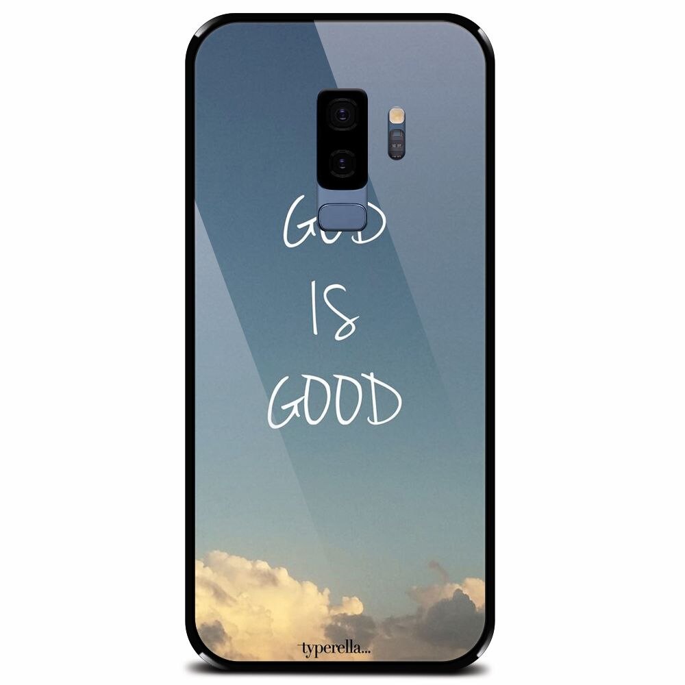 Husa din sticla securizata pentru Samsung Galaxy S9 Plus, Good Is Good