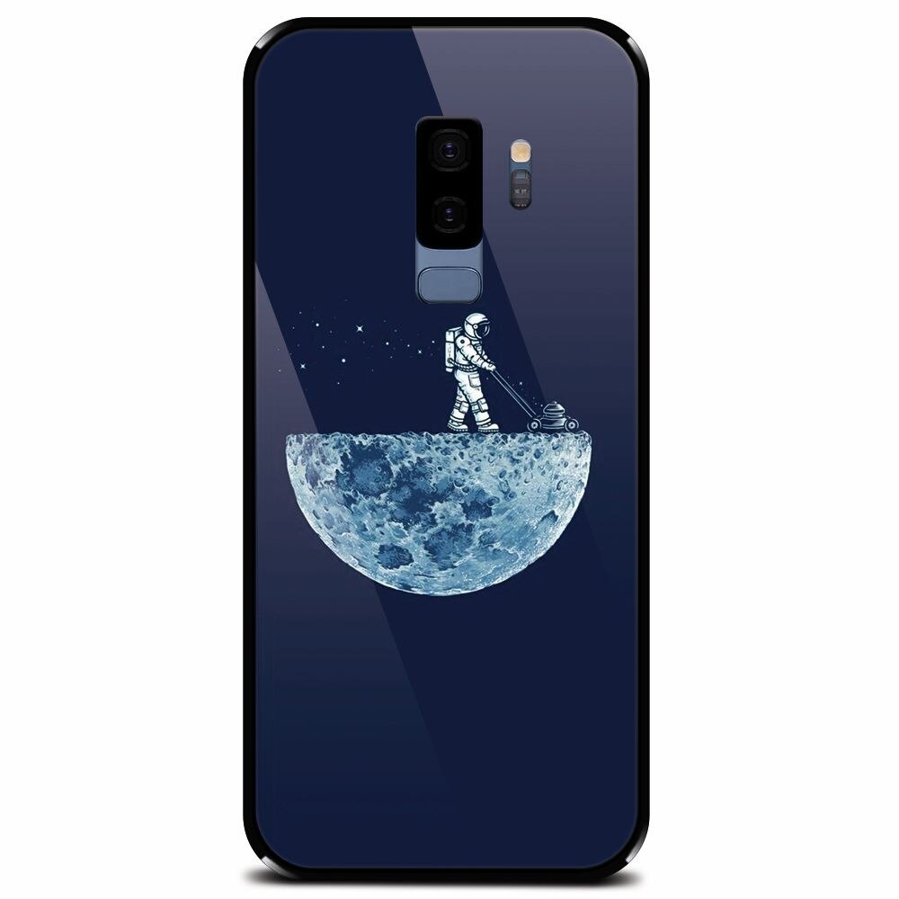 Husa din sticla securizata pentru Samsung Galaxy S9 Plus, Astronaut 101