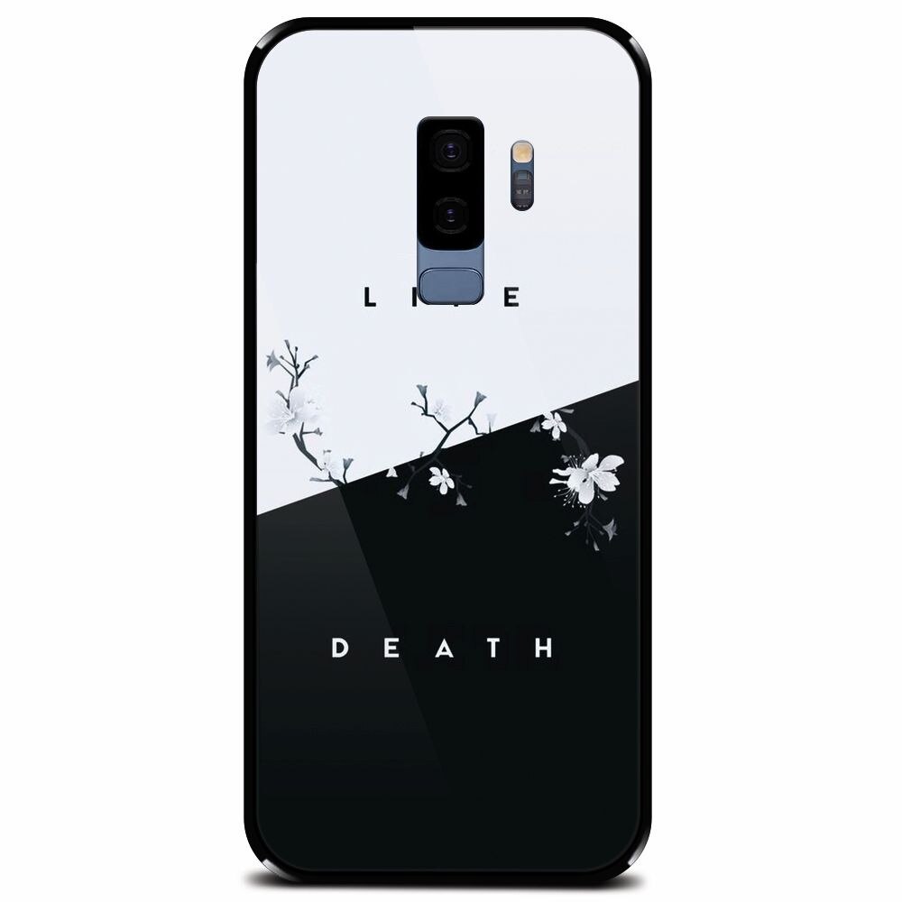 Husa din sticla securizata pentru Samsung Galaxy S9 Plus, Life Vs Death