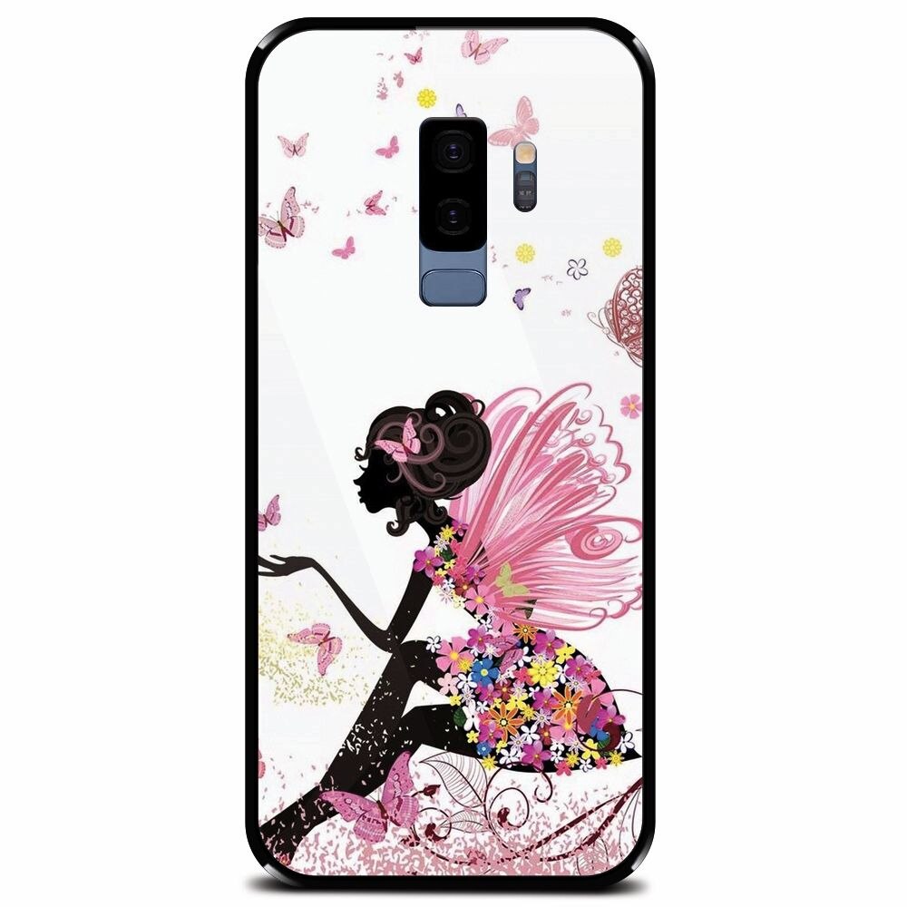 Husa din sticla securizata pentru Samsung Galaxy S9 Plus, Fairy 101