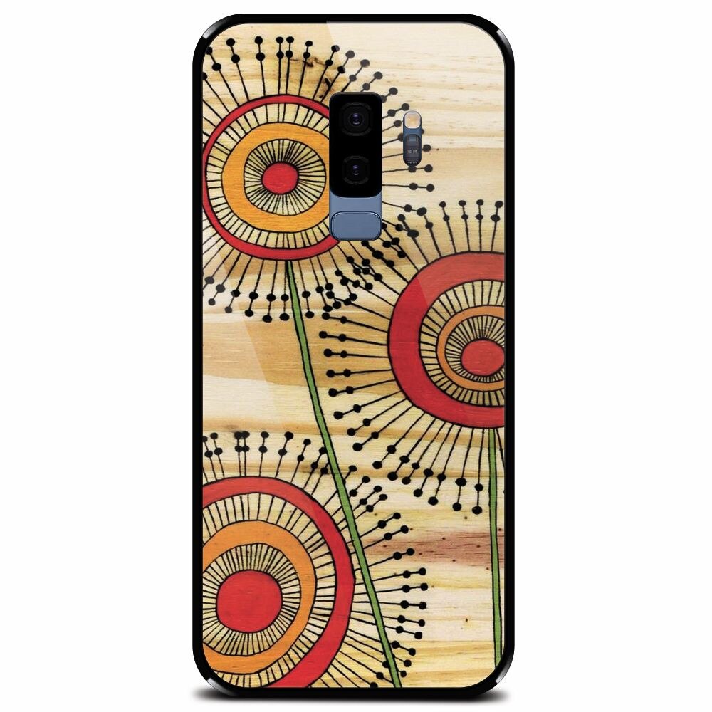 Husa din sticla securizata pentru Samsung Galaxy S9 Plus, Dandelions