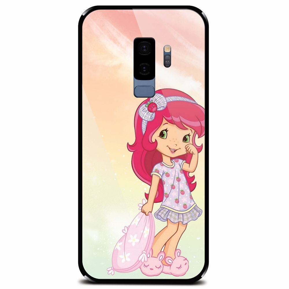 Husa din sticla securizata pentru Samsung Galaxy S9 Plus, Sweet Girl