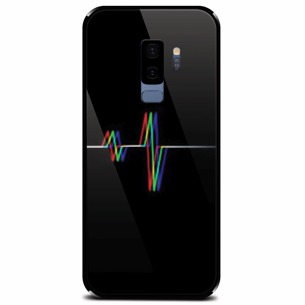 Husa din sticla securizata pentru Samsung Galaxy S9 Plus, Electro Beat