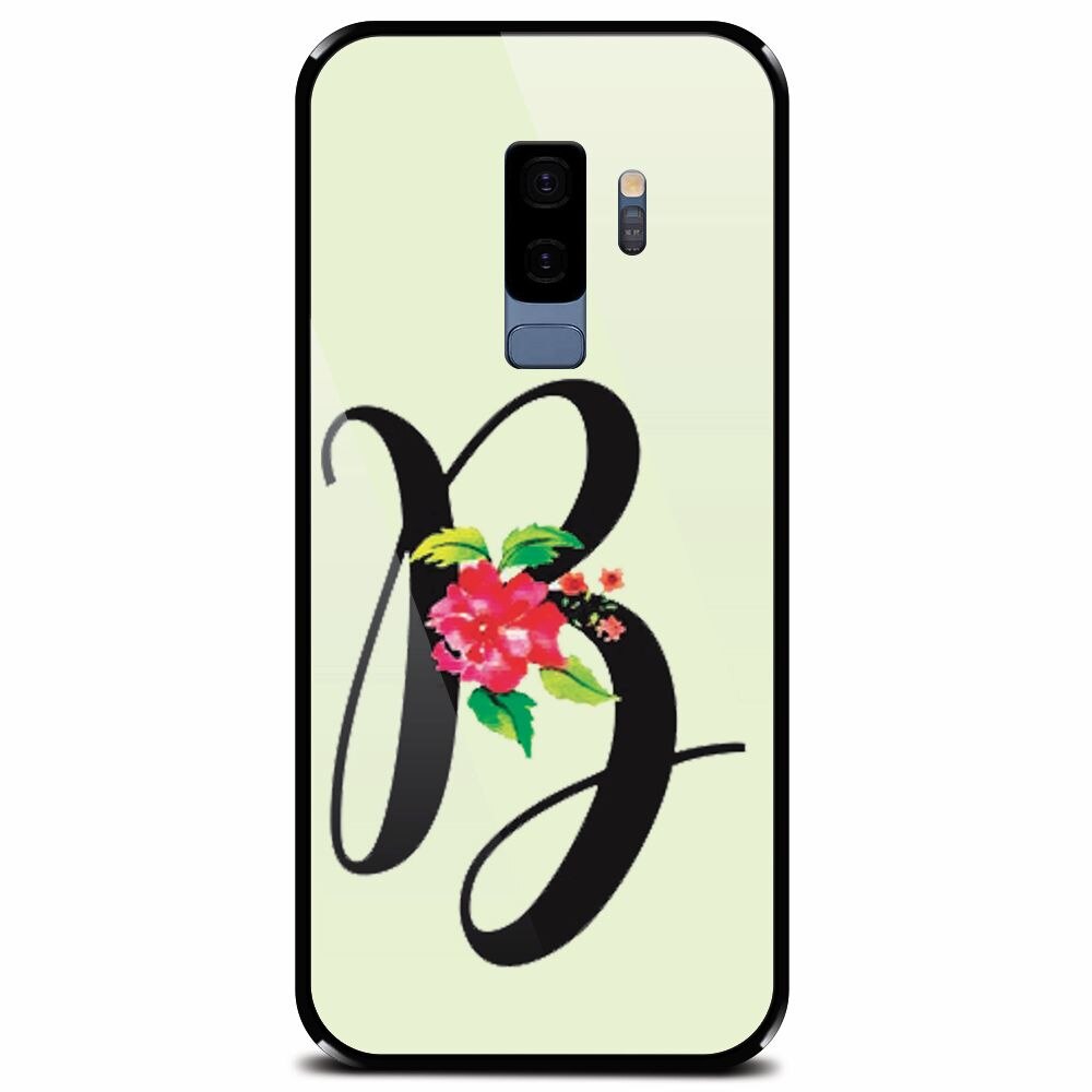 Husa din sticla securizata pentru Samsung Galaxy S9 Plus, Litera B