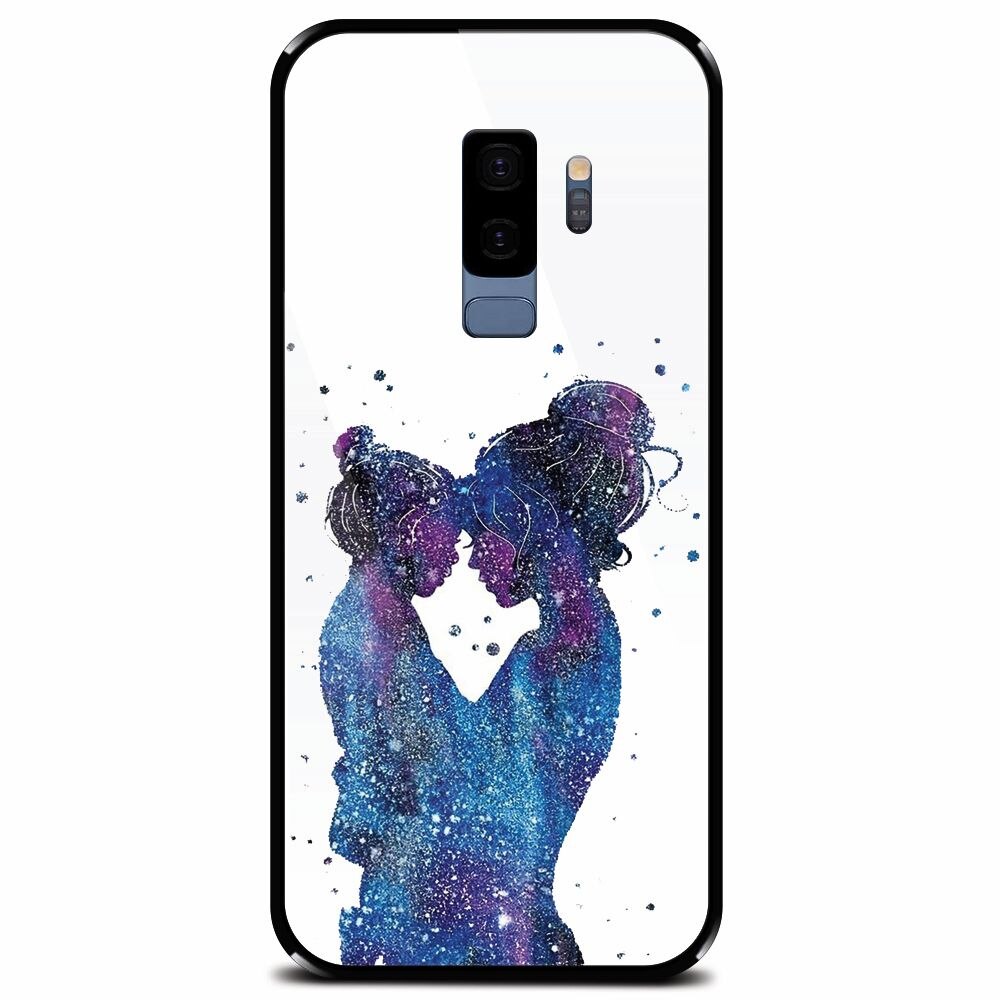 Husa din sticla securizata pentru Samsung Galaxy S9 Plus, Universe Bond