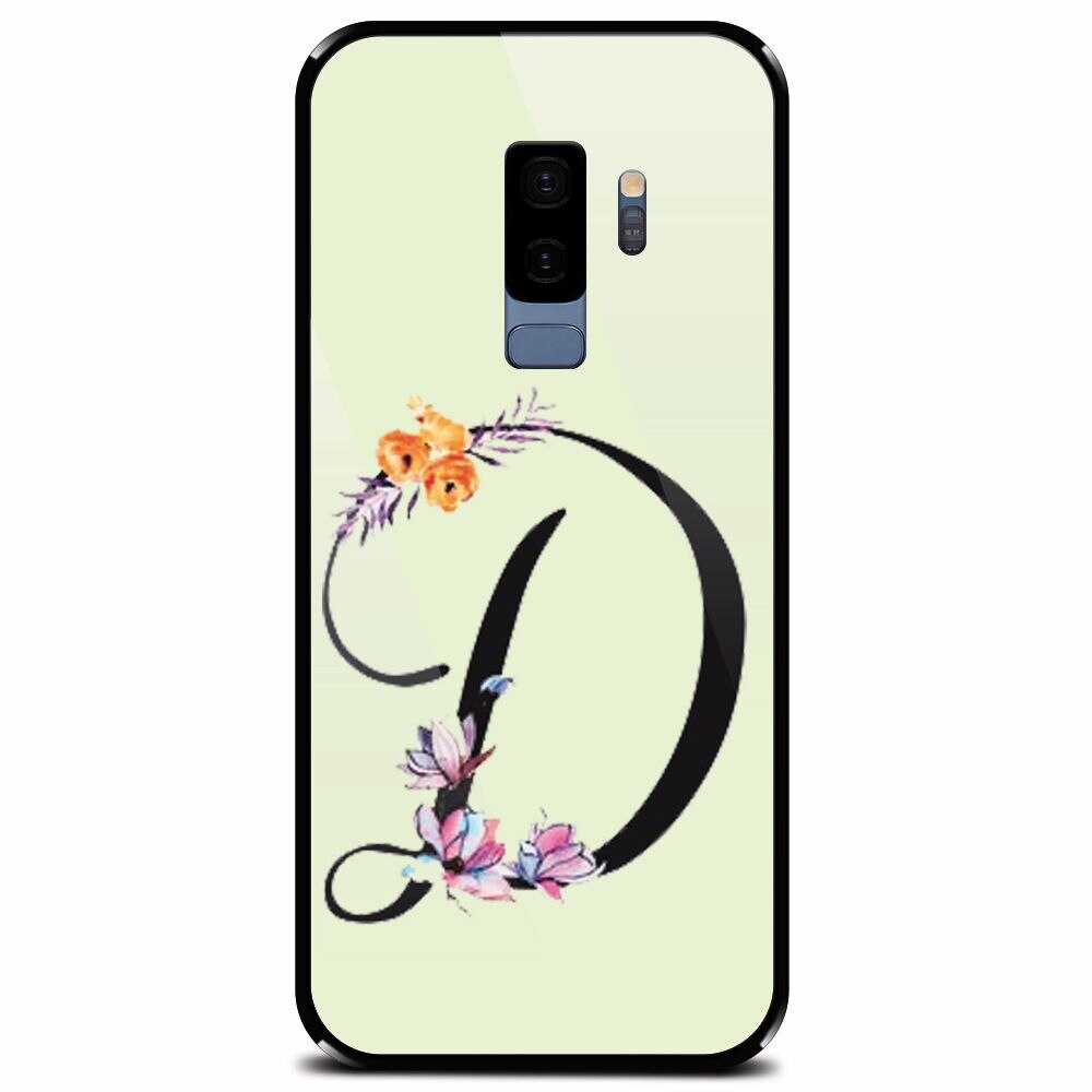 Husa din sticla securizata pentru Samsung Galaxy S9 Plus, Litera D