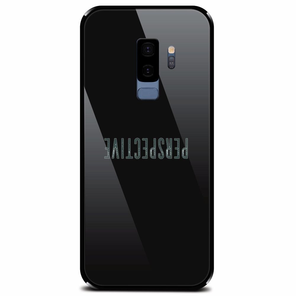 Husa din sticla securizata pentru Samsung Galaxy S9 Plus, Perspective Up
