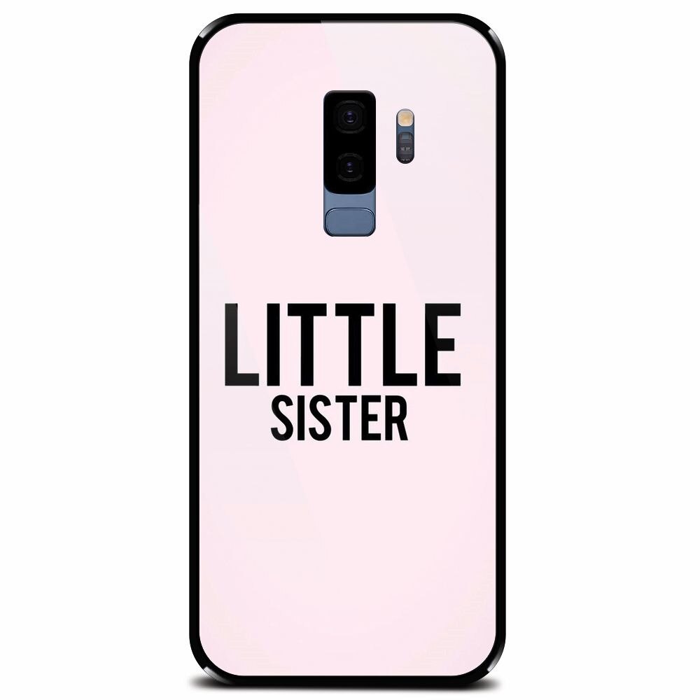 Husa din sticla securizata pentru Samsung Galaxy S9 Plus, Little Sister