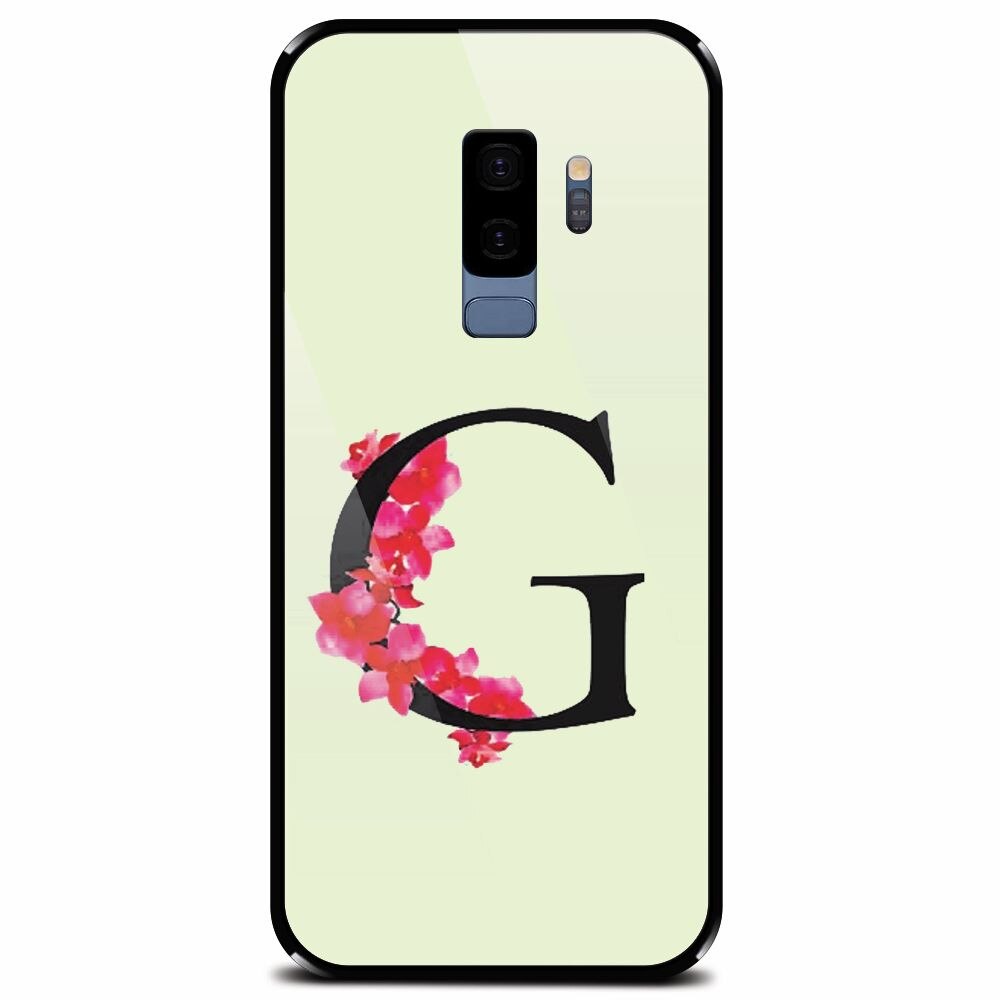 Husa din sticla securizata pentru Samsung Galaxy S9 Plus, Litera G