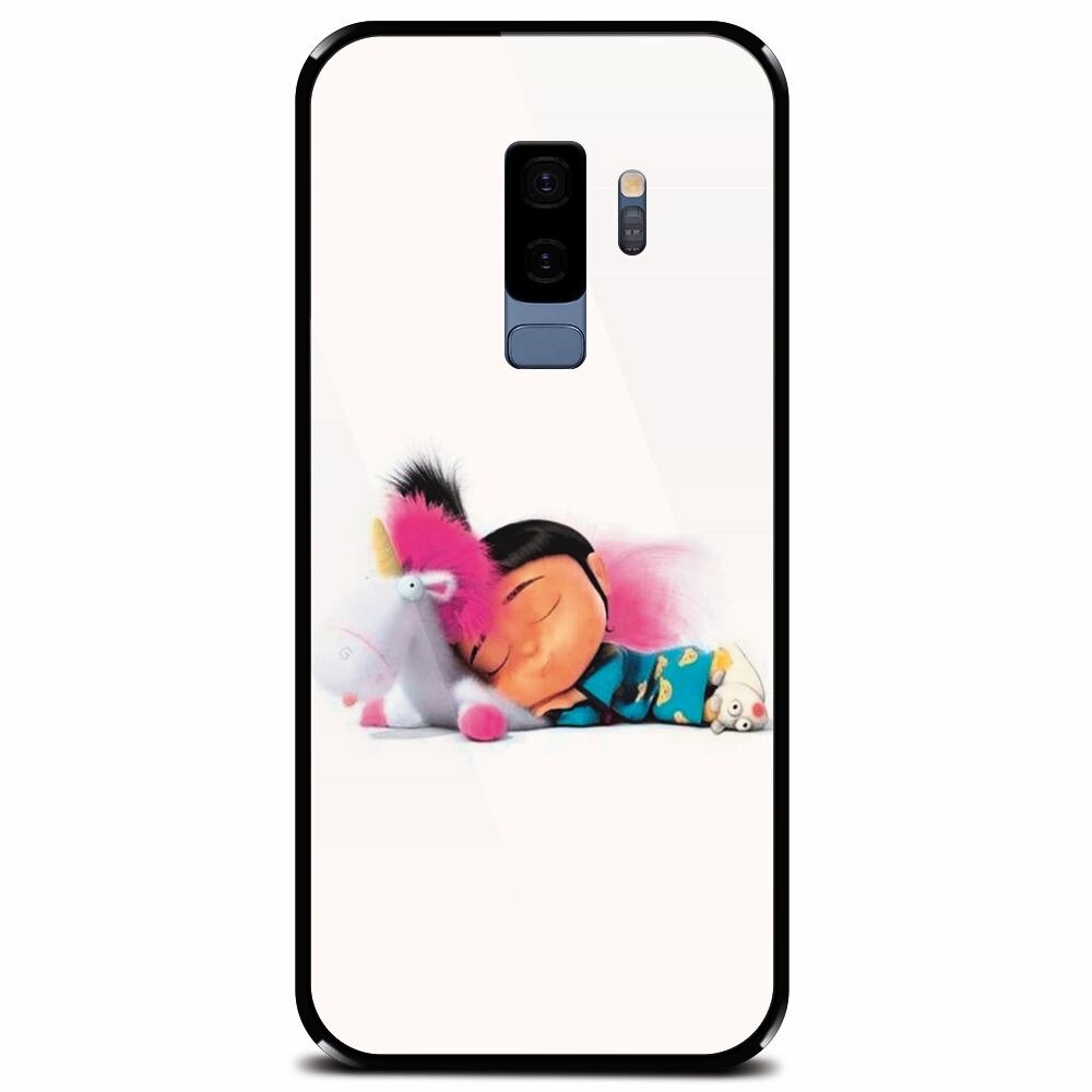 Husa din sticla securizata pentru Samsung Galaxy S9 Plus, Cute Pony Love