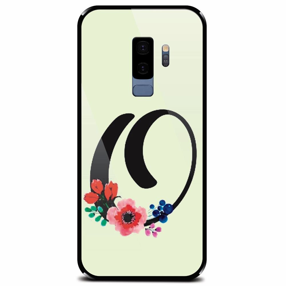 Husa din sticla securizata pentru Samsung Galaxy S9 Plus, Litera O