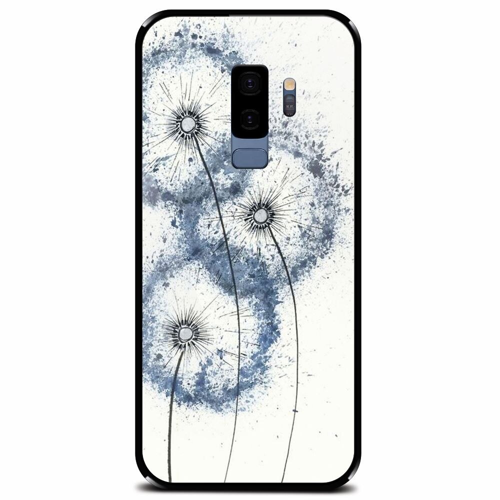 Husa din sticla securizata pentru Samsung Galaxy S9 Plus, Dandelion