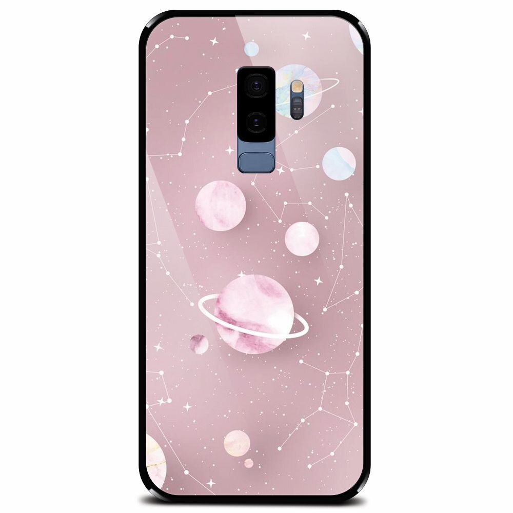 Husa din sticla securizata pentru Samsung Galaxy S9 Plus, Zodiac