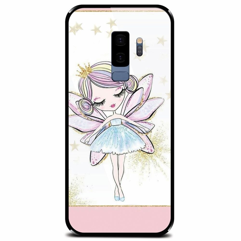 Husa din sticla securizata pentru Samsung Galaxy S9 Plus, Fairy Girl