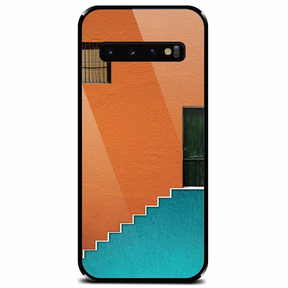 Husa din sticla securizata pentru Samsung Galaxy S10 Plus, Stairs