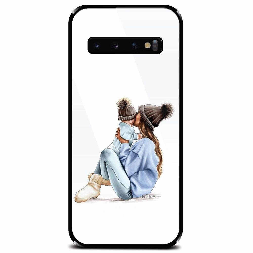 Husa din sticla securizata pentru Samsung Galaxy S10 Plus, Goodnights