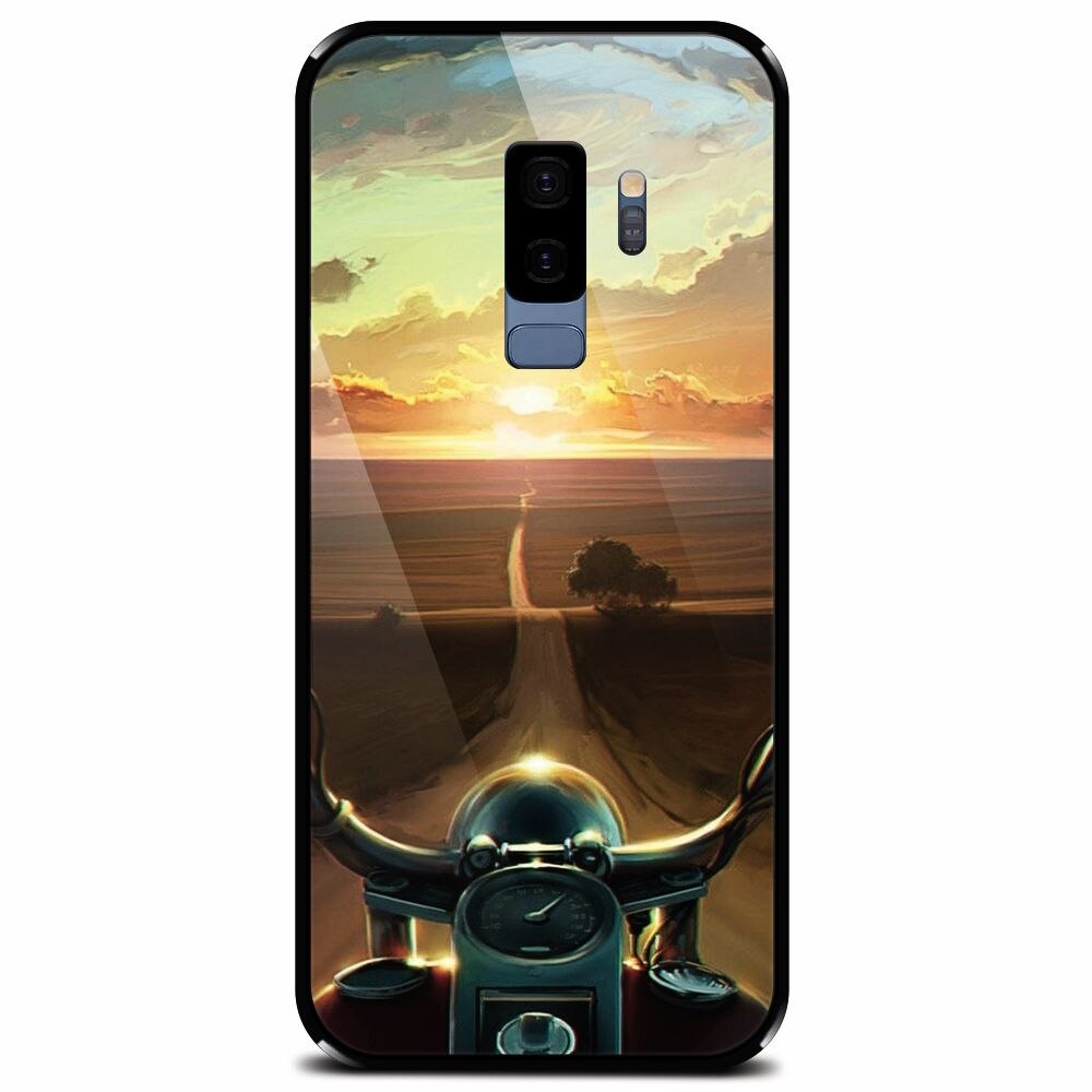Husa din sticla securizata pentru Samsung Galaxy S9 Plus, Country Road