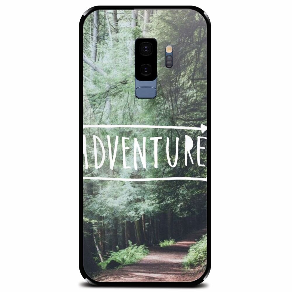 Husa din sticla securizata pentru Samsung Galaxy S9 Plus, Adventure Forest Path