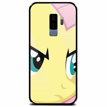 Husa din sticla securizata pentru Samsung Galaxy S9 Plus, Close Up Fluttershy My Little Pony Friendship Is Magic Husa din sticla securizata pentru Samsung Galaxy S9 Plus, Close Up Fluttershy My Little Pony Friendship Is Magic